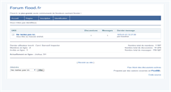 Desktop Screenshot of forum.flood.fr